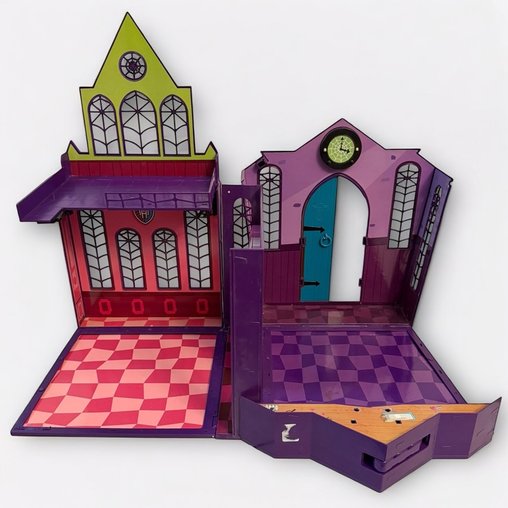 Monster High Folding School Play-set Doll House 2012 Mattel